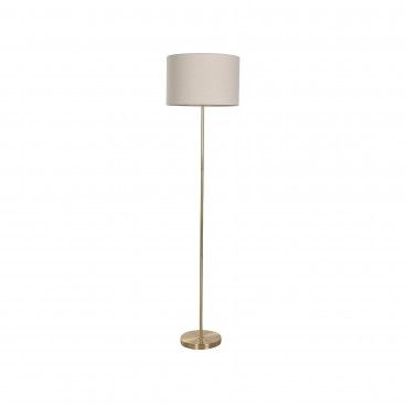 Candeeiro de Pé Metal/Linho 37x37x150 Candeeiro de Pé Metal/Linho 37x37x150