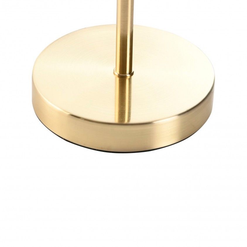 Candeeiro de Mesa Metal/Linho 28x28x49