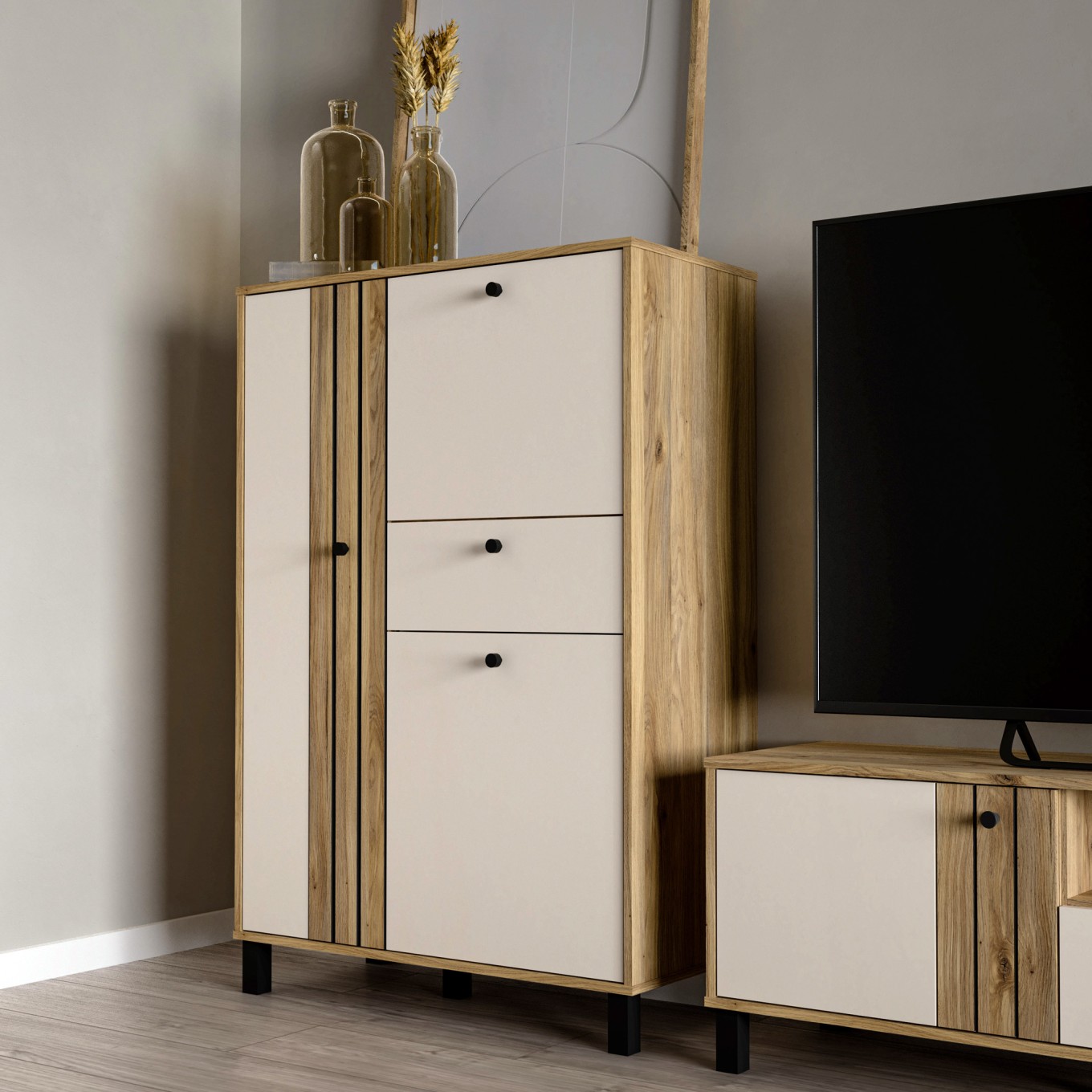 Arm�rio Innsbruck (3 Portas t+ 1 Gaveta)