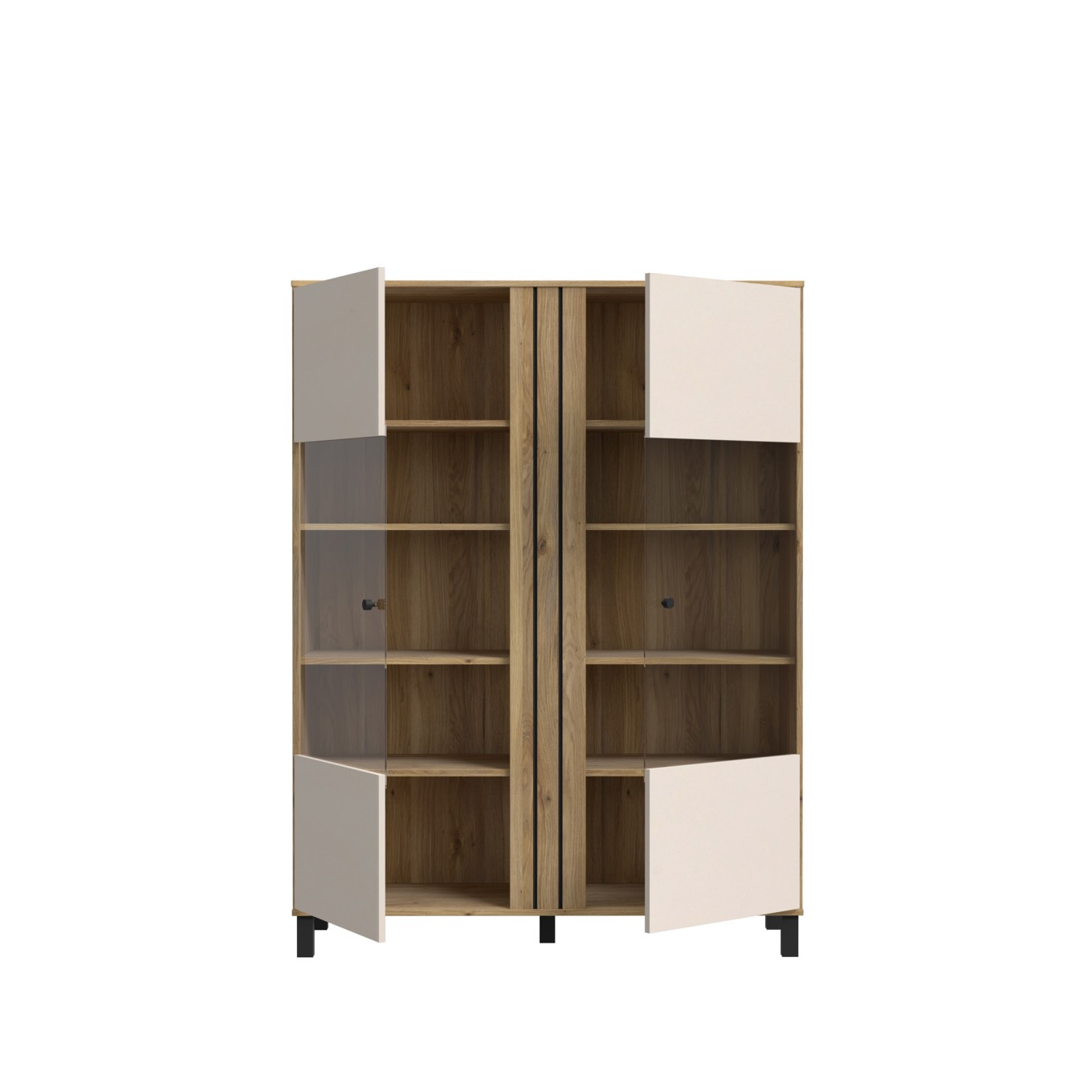 Arm�rio Cristaleira Innsbruck (2 Portas Vidro)