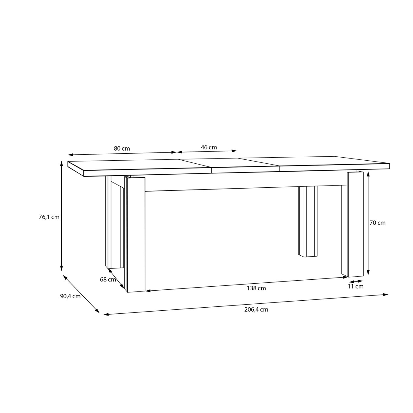 Mesa Extens�vel Graz
