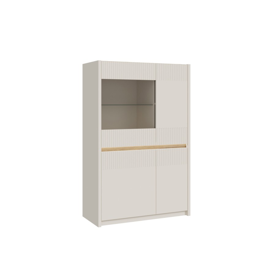 Arm�rio Cristaleira Graz (4 Portas com Vidro)