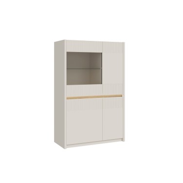 Arm�rio Cristaleira Graz (4 Portas com Vidro)