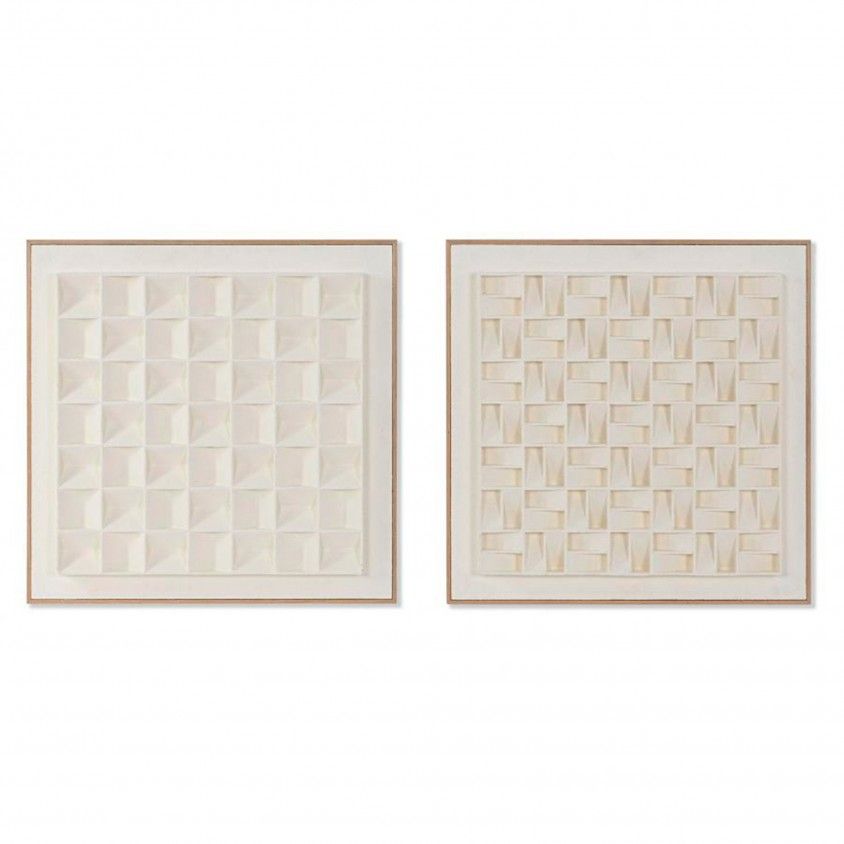 Quadro Geomtrico 3D 60x7x60 Sortido 2 Modelos