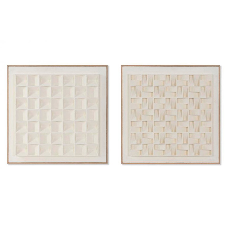 Quadro Geométrico 3D 60x7x60 Sortido 2 Modelos