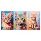 Quadro Gato Lacado Sortido 2 Modelos