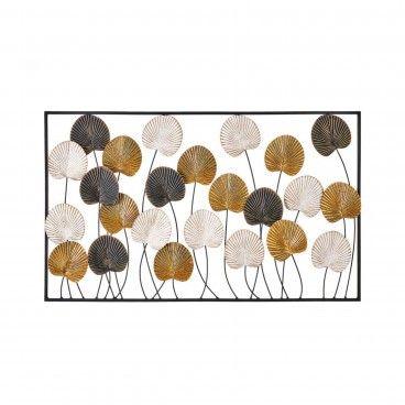Mural de Parede Metal 100x3x60cm