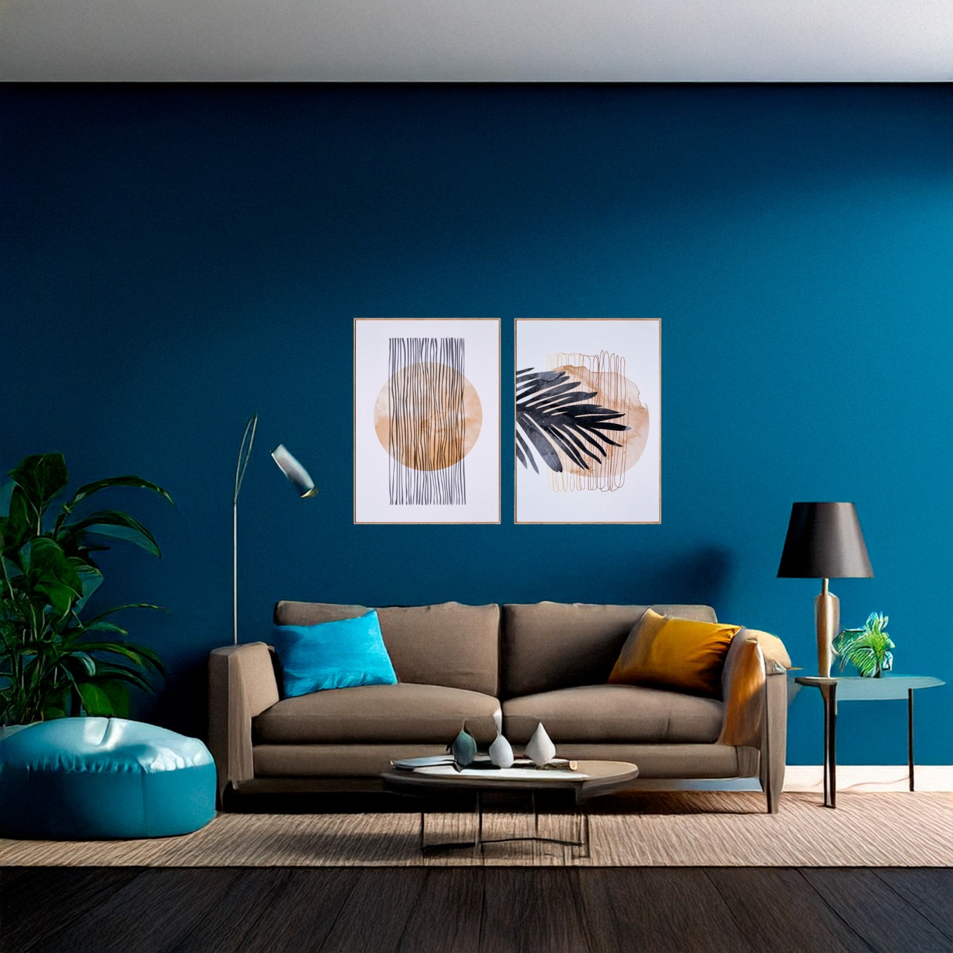 Quadro Cotton Impress�o 51x2,5x71cm Sortido