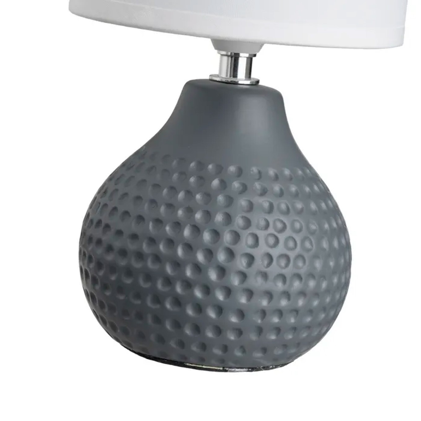 Candeeiro de Mesa em Cer�mica 13x13x25cm Cores Sortidas