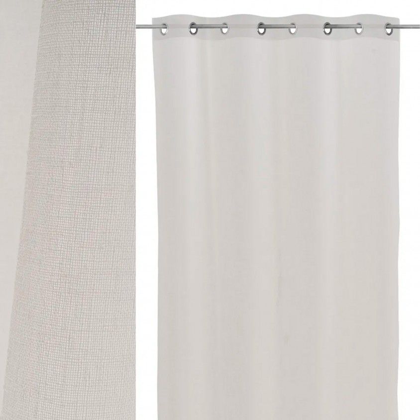 Cortina Faux Linen Tingido Dolci 140x260cm