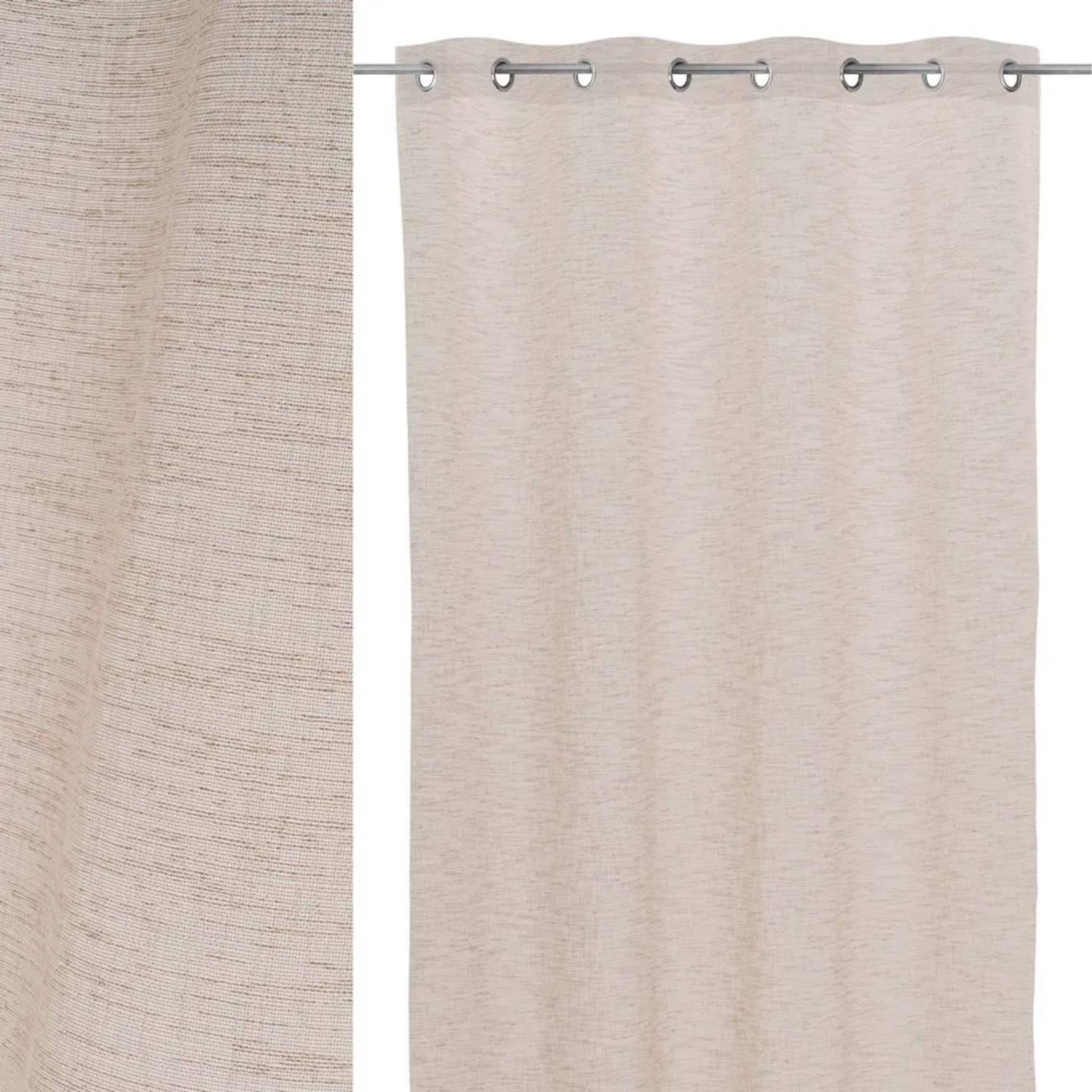 Cortina Faux Linen Tingido Dolci 140x260cm