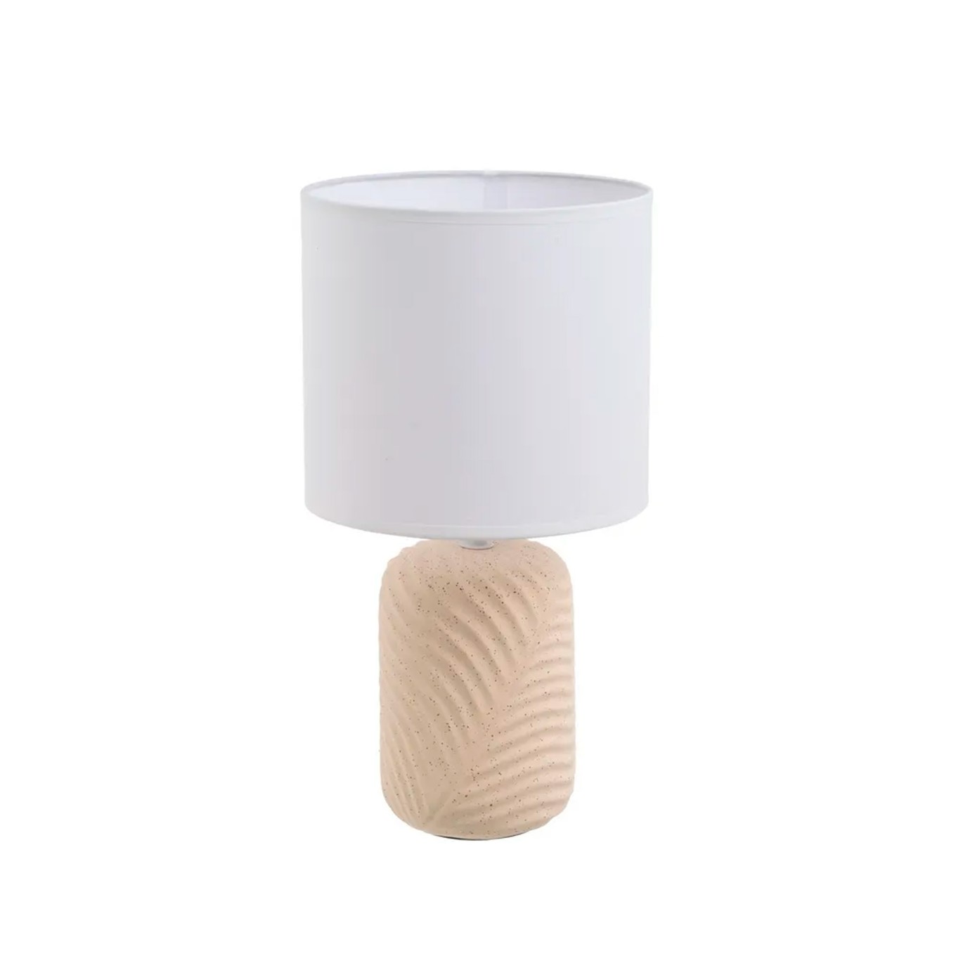 Candeeiro de Mesa em Cer�mica com Abajur 20x20x39cm
