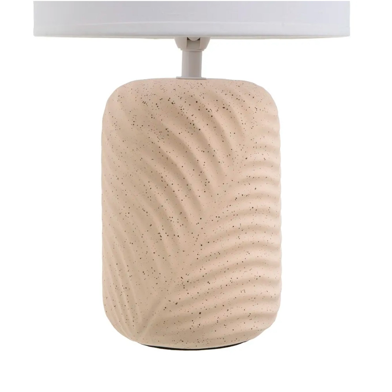 Candeeiro de Mesa em Cer�mica com Abajur 20x20x39cm