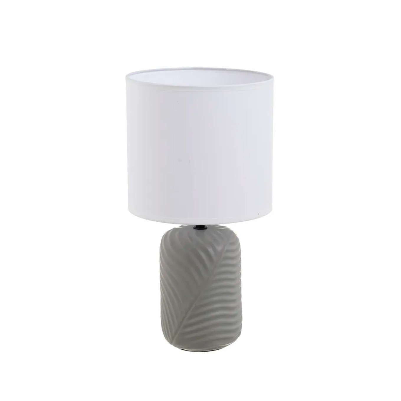 Candeeiro de Mesa em Cer�mica com Abajur 20x20x39cm