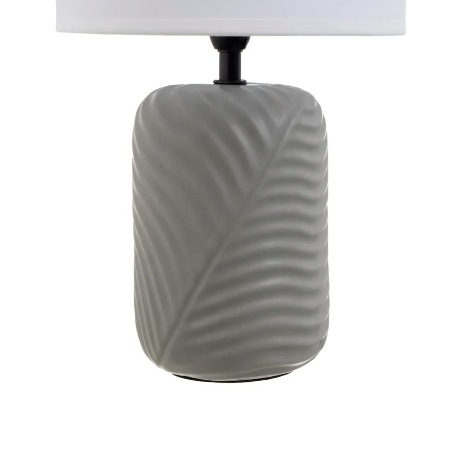 Candeeiro de Mesa em Cer�mica com Abajur 20x20x39cm