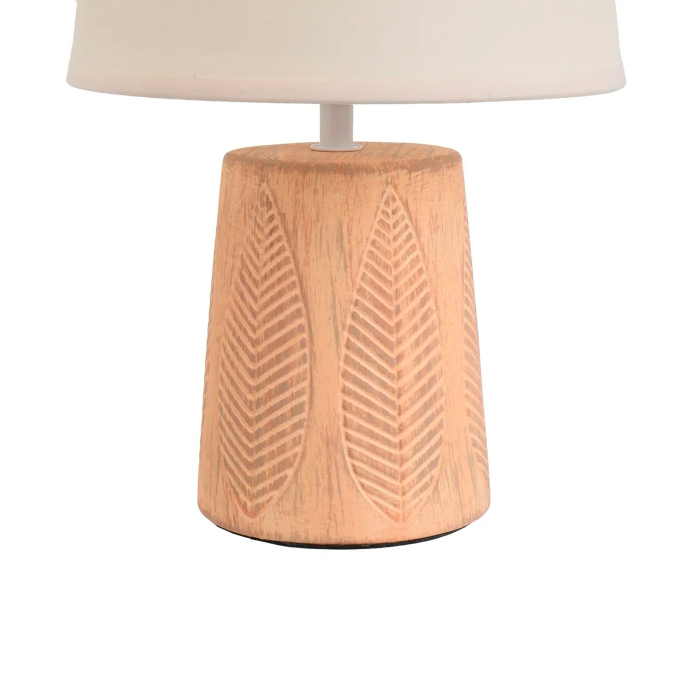 Candeeiro de Mesa em Cer�mica com Abajur 21x21x32cm