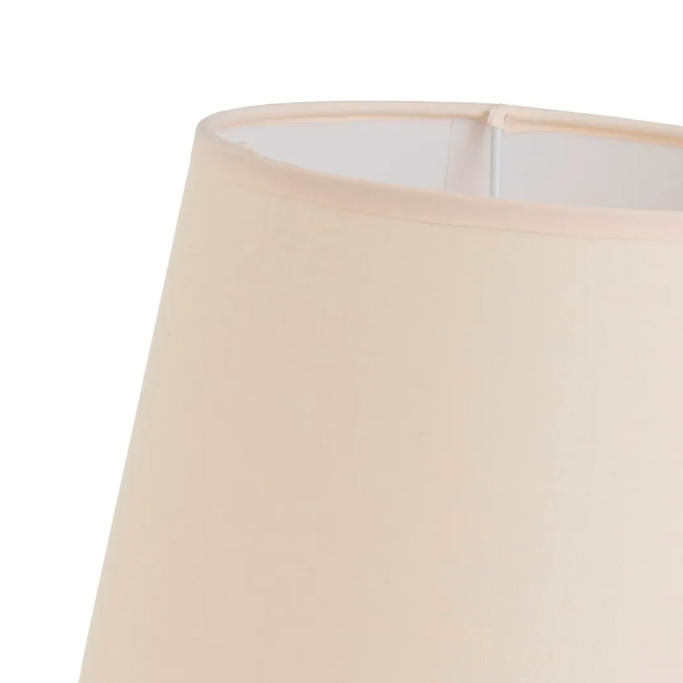 Candeeiro de Mesa em Cer�mica com Abajur 21x21x32cm