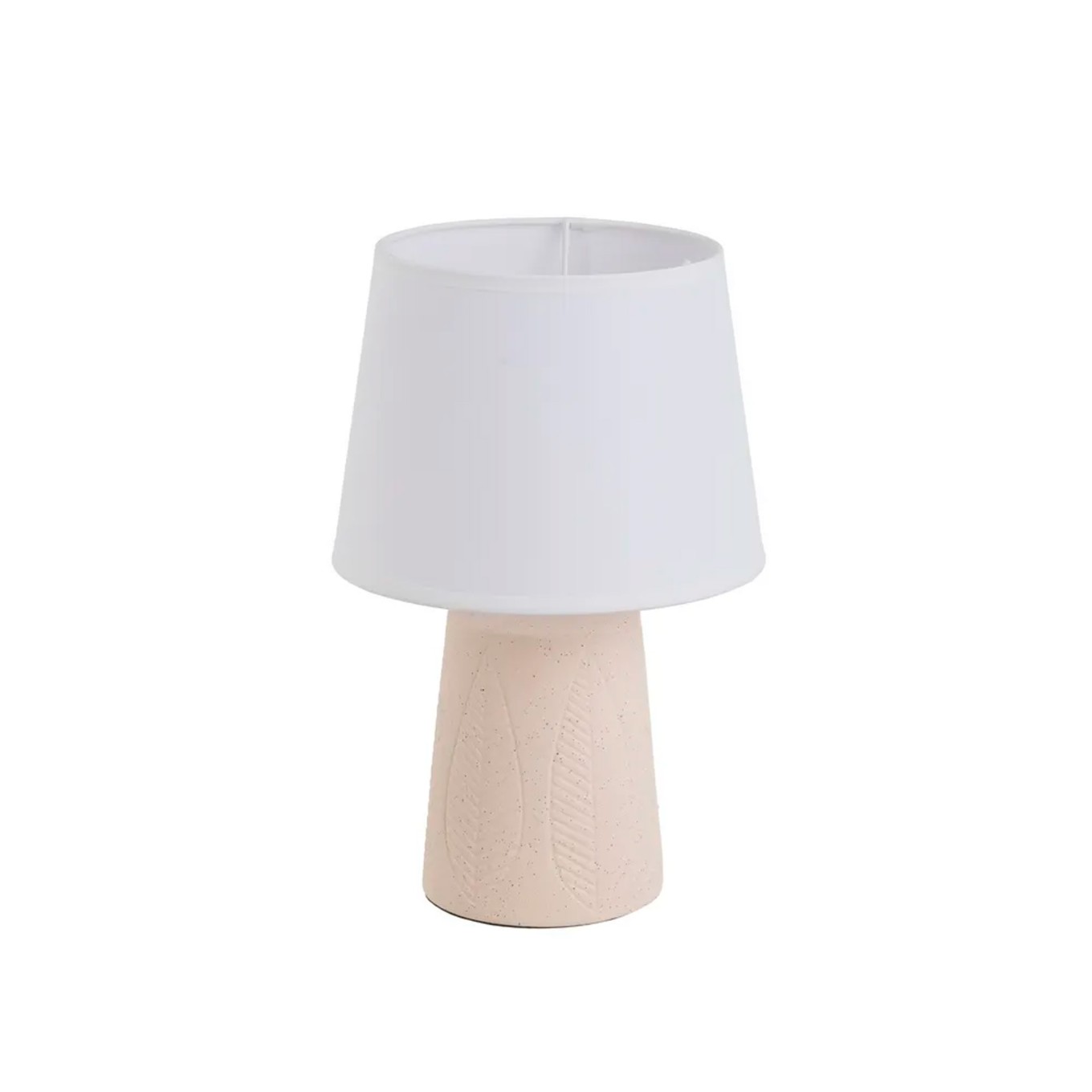 Candeeiro de Mesa em Cer�mica com Abajur 21x21x32cm