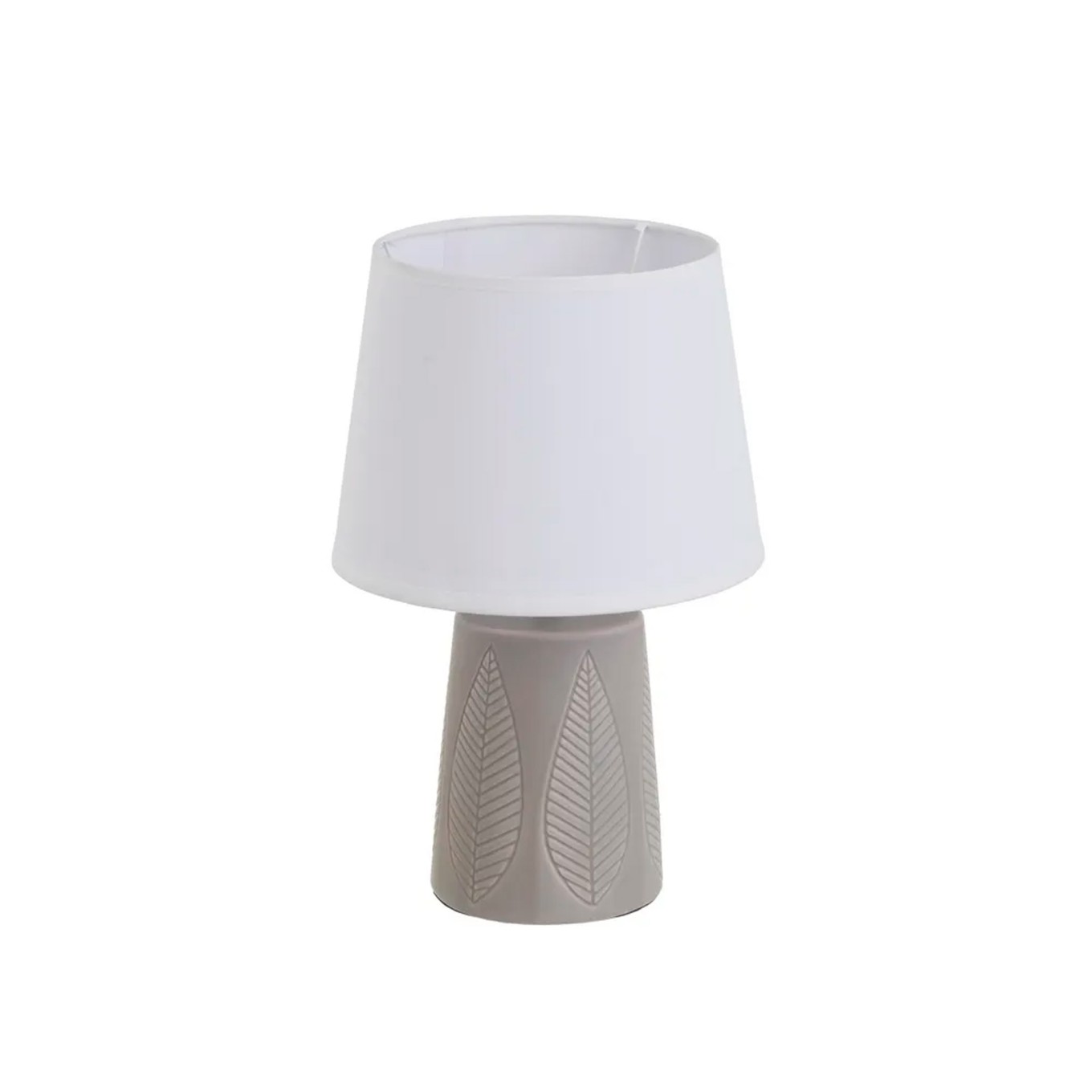 Candeeiro de Mesa em Cer�mica com Abajur 21x21x32cm