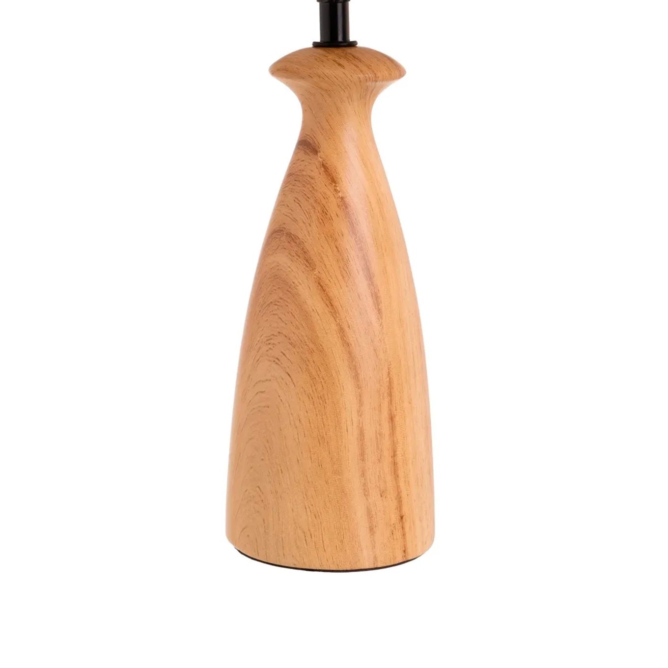 Candeeiro de Mesa em Cer�mica Natural 22x22x43cm