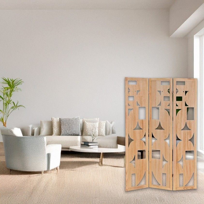 Biombo Mdf/Paulonia 120x2x170cm