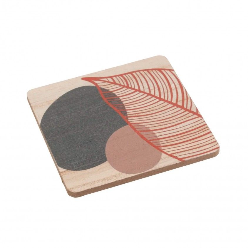 Conjunto 4 Porta-Copos Arch Motif 10x10x2cm