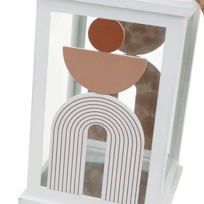Lanterna Arch Motif 16x16x26xm Sortido
