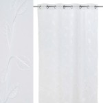 Cortina Dolly Bordado Rib Branco 140x260cm