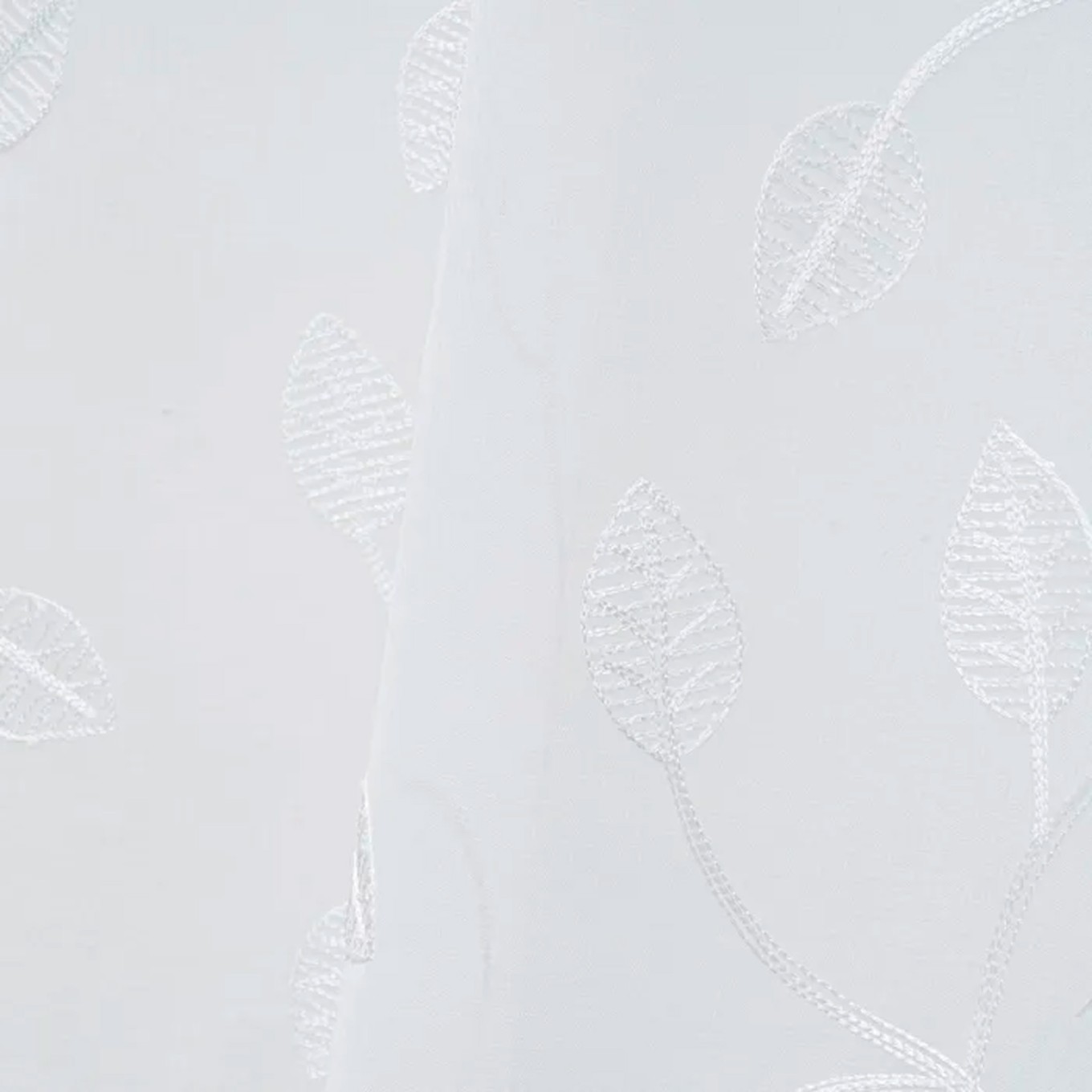 Cortina Dolly Bordado Rib Branco 140x260cm