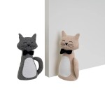 Batente de Porta Gato 18x10x31cm Sortido