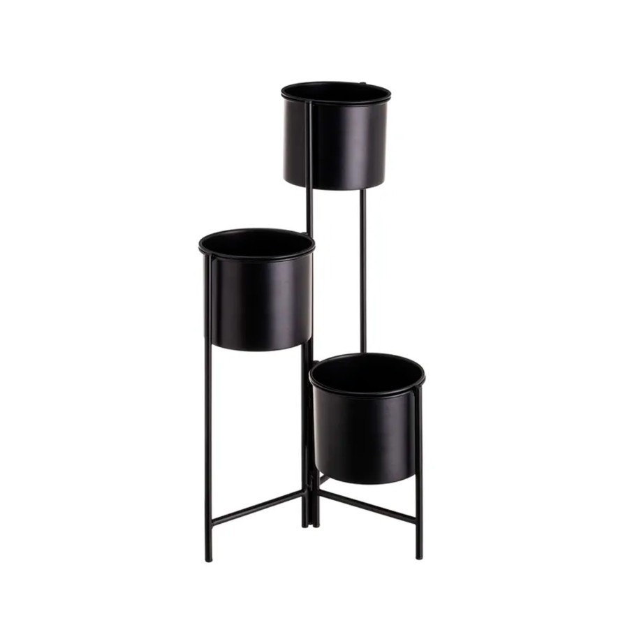 Suporte para Vasos Triplo 38x19x65cm