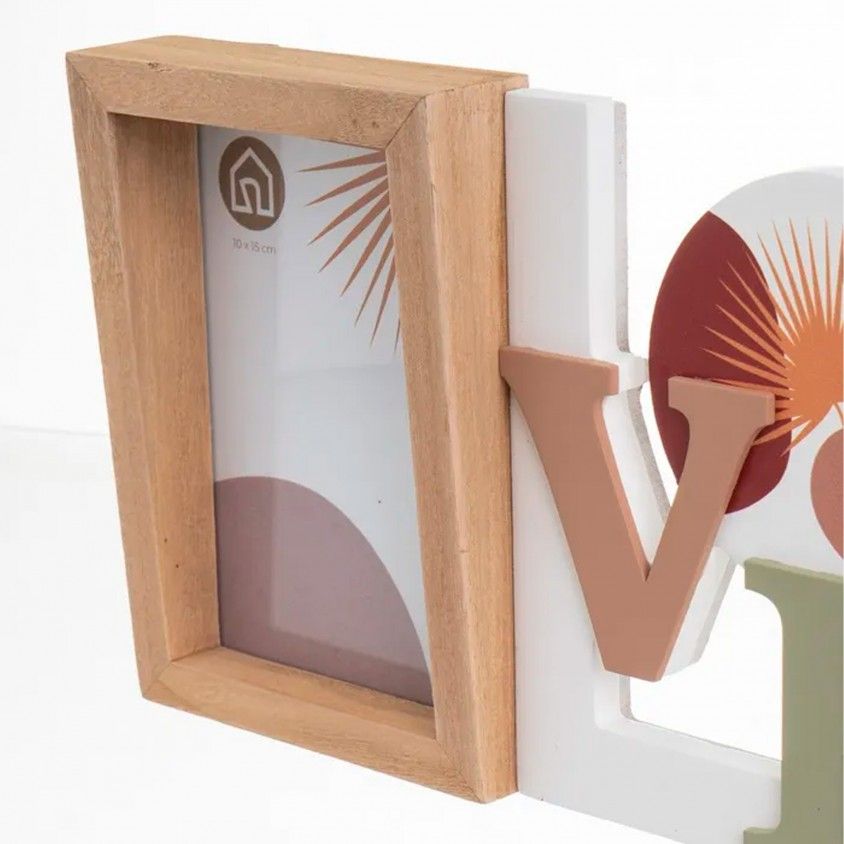 Porta-Retrato Duplo Mdf 36x17x4cm