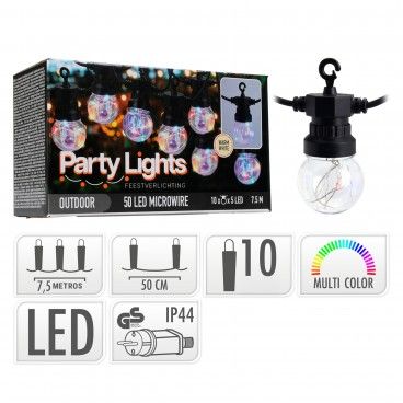 Grinalda Luzes de Festa 50 Led