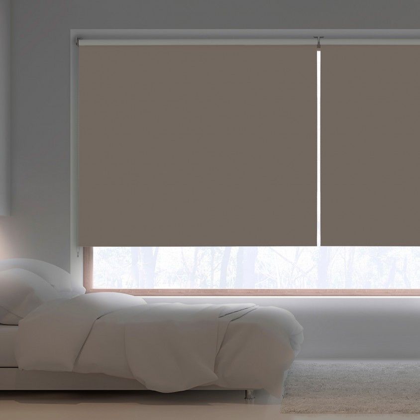 Estore de Rolo Blackout Solpor Marron
