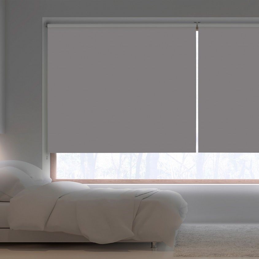 Estore de Rolo Blackout Solpor Gris