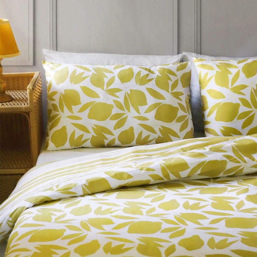 Capa de Edredo Lemons c/ Fronhas - Cama Casal 135/140/150