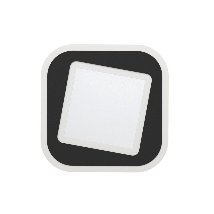 Aplique de Parede LED Quadrado 200x200 Eglo Macchioni 1560LM 4000K