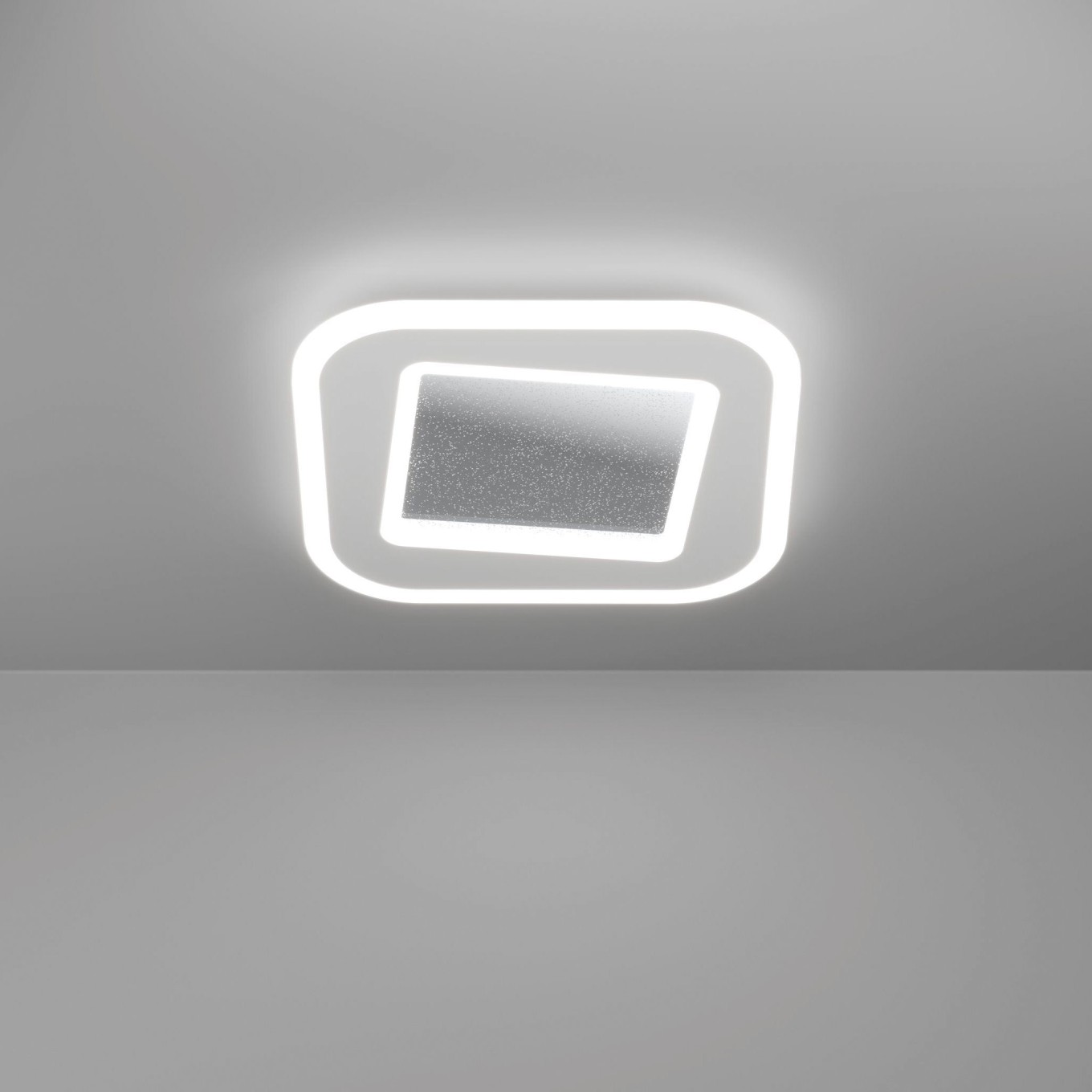 Plafon de Teto LED Quadrado 380x380 Eglo Macchioni