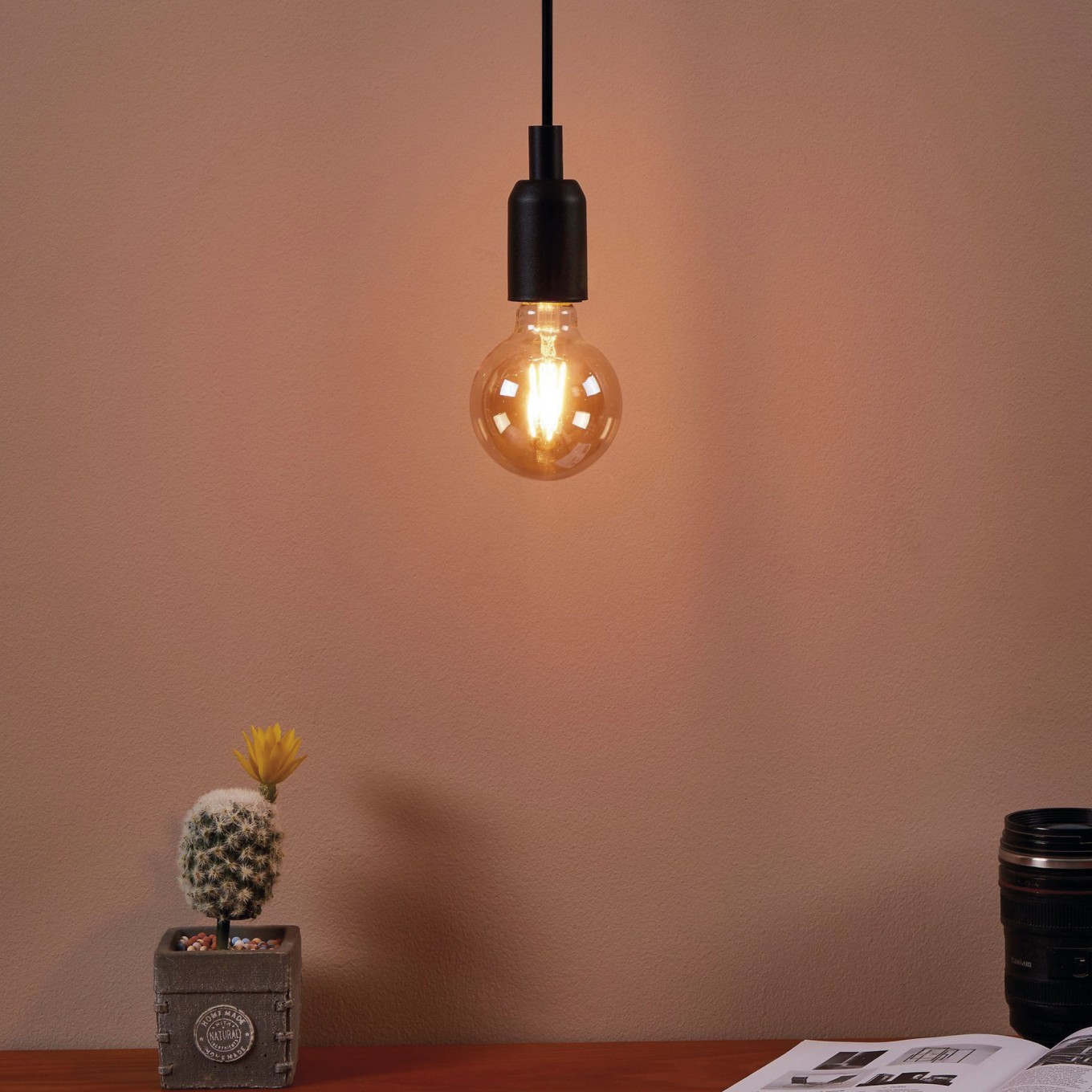 L�mpada LED Eglo Amber G80 E27 2200K 4W