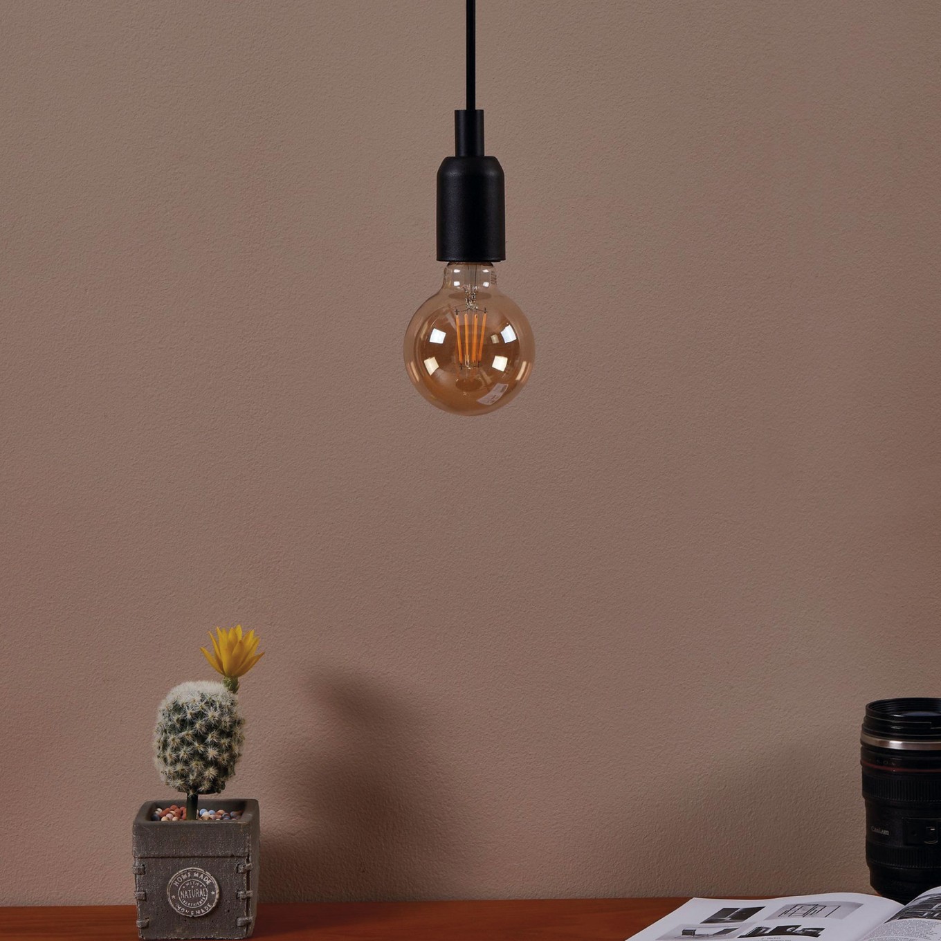 L�mpada LED Eglo Amber G80 E27 2200K 4W