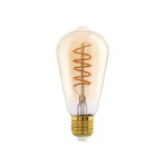 Lâmpada LED Eglo Amber ST64 E27 2700K 8W