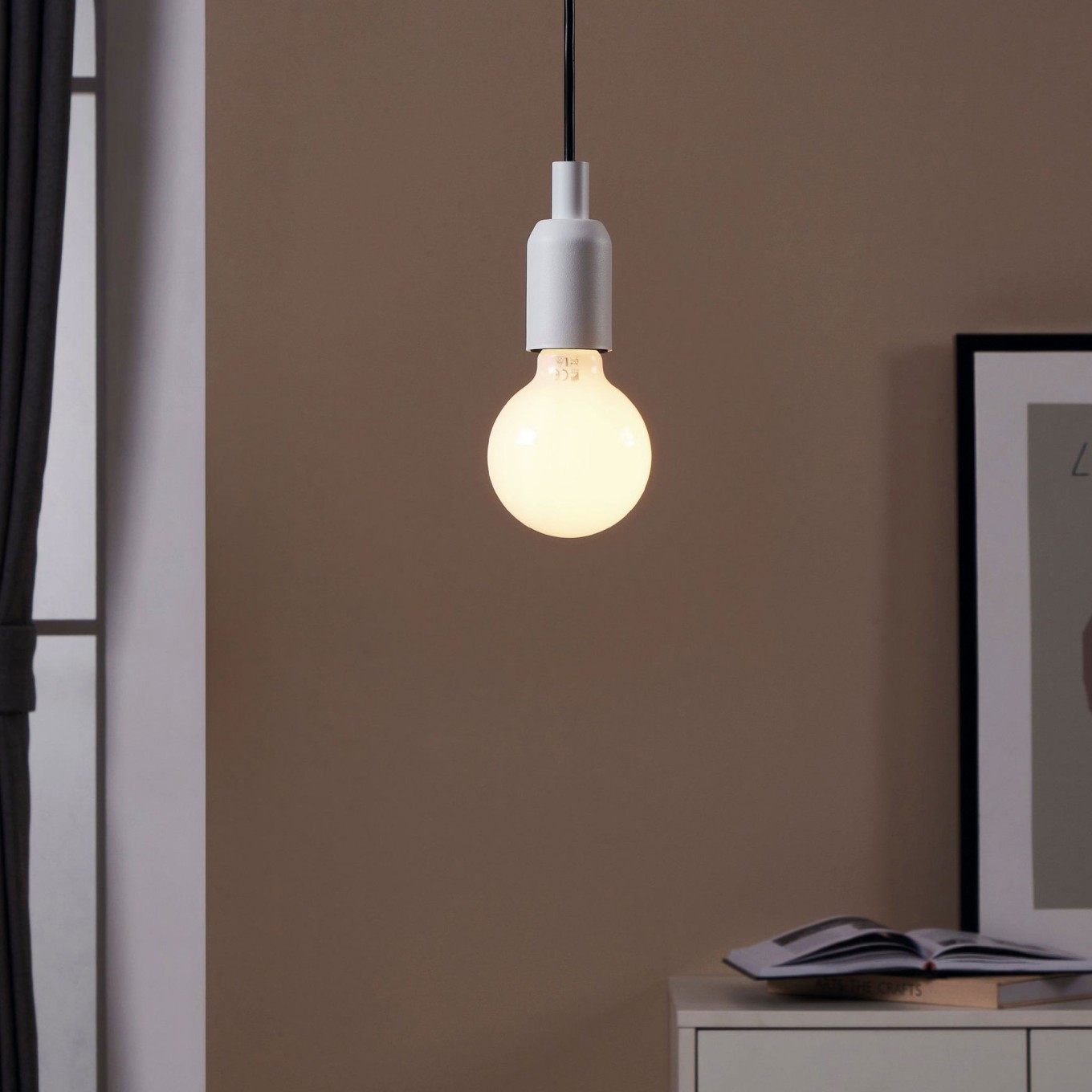 L�mpada LED Eglo Opal G80 E27 2700K 7W