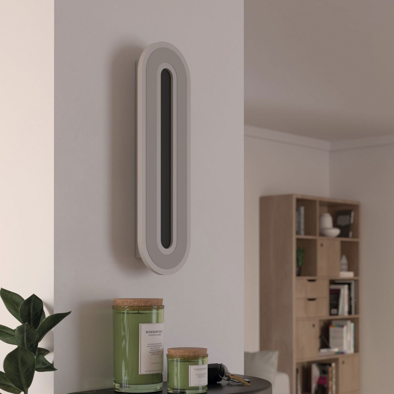 Aplique de Parede LED Oval 400x120 Eglo Macchioni 1560LM
