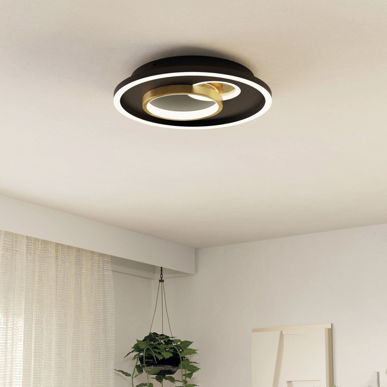 Plafon de Teto LED Moderno Redondo �380 Eglo Tiriolo 1800LM 4000K