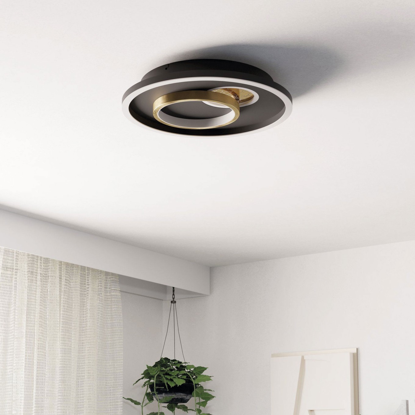 Plafon de Teto LED Moderno Redondo �380 Eglo Tiriolo 1800LM 4000K