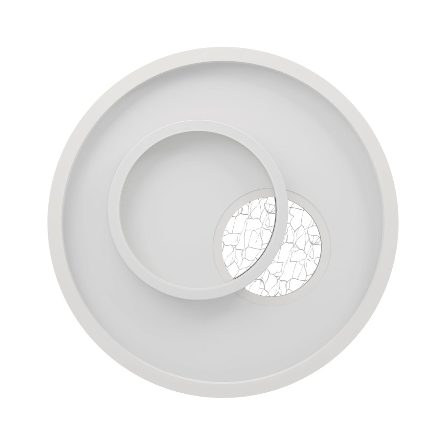 Plafon de Teto LED Moderno Redondo Ø380 Eglo Tiriolo 1800LM 4000K