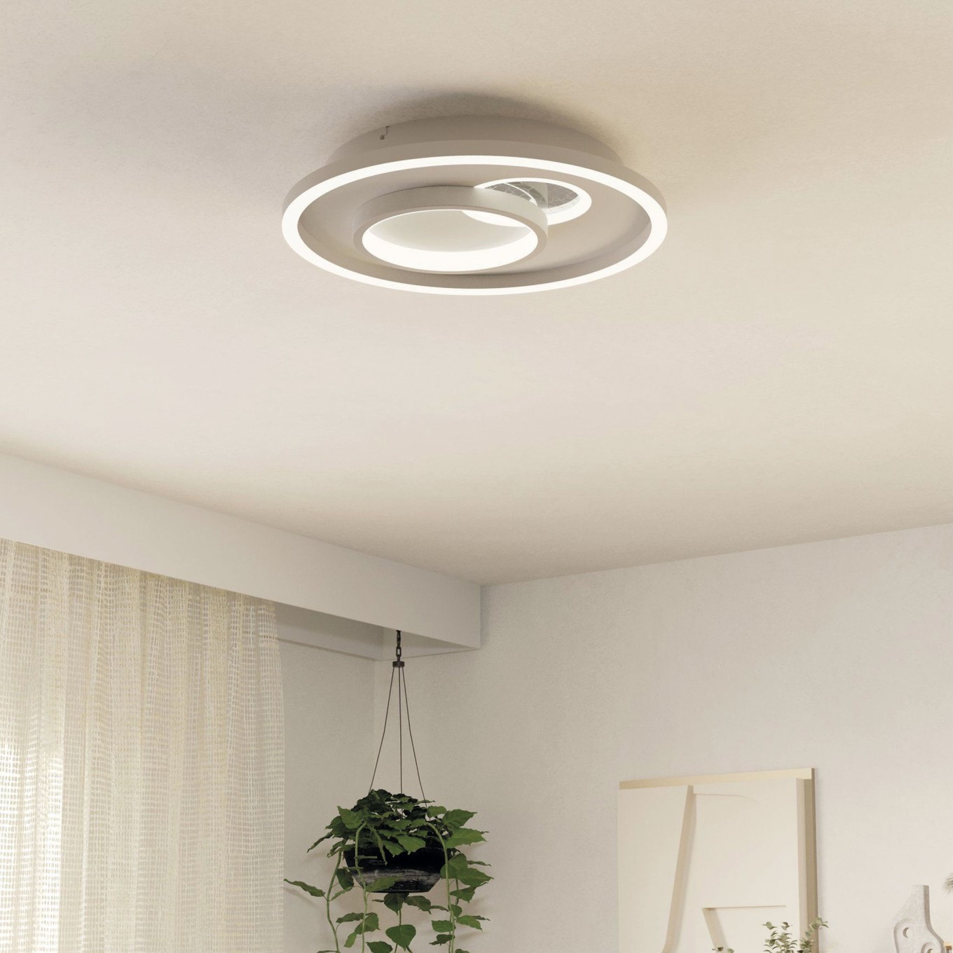 Plafon de Teto LED Moderno Redondo �380 Eglo Tiriolo 1800LM 4000K