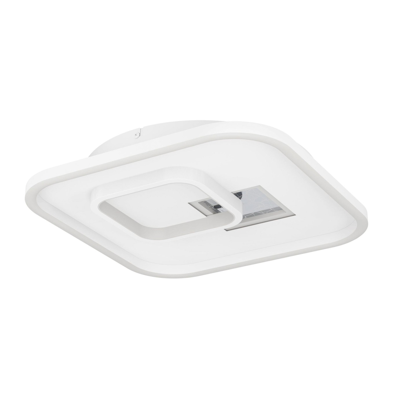 Plafon de Teto LED Moderno Quadrado 380x380 Eglo Tiriolo