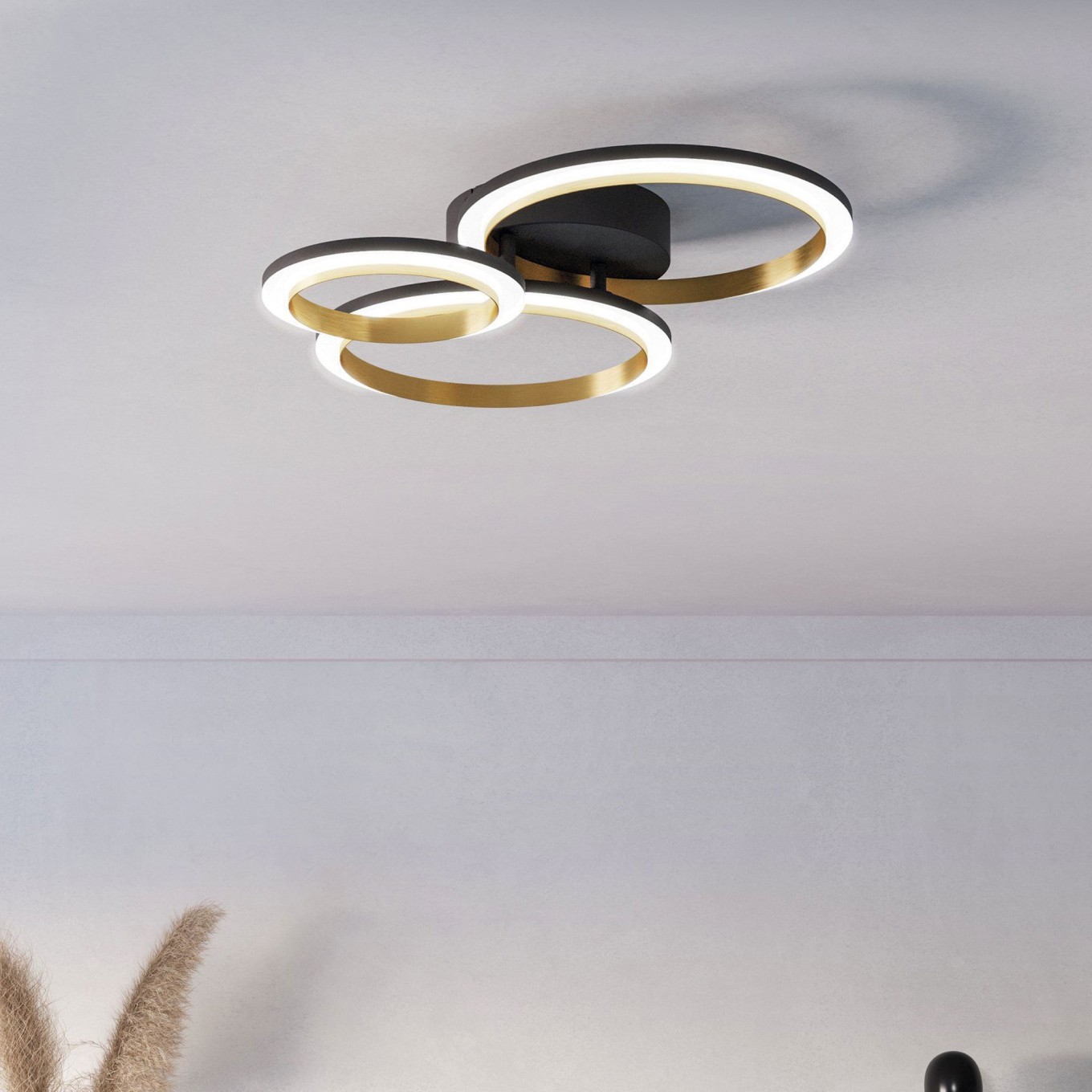 Plafon de Teto LED Moderno Eglo Calliera 490x445