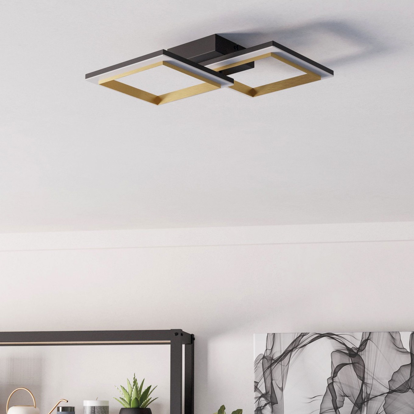 Plafon de Teto LED Moderno Eglo Calliera 525x310